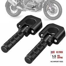 Motorcycle Highway Foot Pegs Adventure Footpegs 7/8"-1.25" Crash Bar Rest