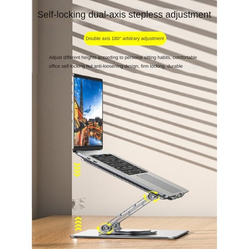 Support pour Ordinateur Portable Pliable, Rotatif à 360°, Support Relevable5422 - Photo 4/10