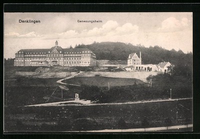 Denklingen/Rhld., view of the convalescent home, postcard 1913 