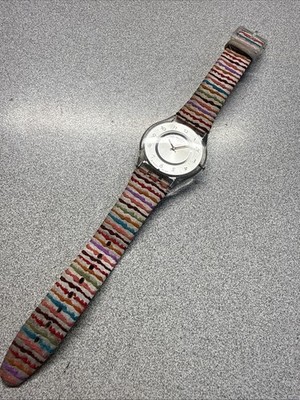 Swatch SFP113 Ultra Thin Wrist Watch Quartz Plastic Swiss Made Ladies AG2008