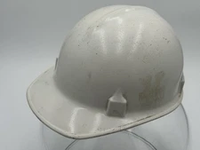 Vintage Jackson Products SC-10 Safety Hard Hat White Fiberglass Clean Hardtop