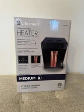 Lifesmart HT1195 Medium Room 1500-Watt 4 Element Quartz Infrared Heater/Remote