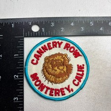 Vtg c1980s CANNERY ROW Sea Otter Monterey California Patch (Travel Tourism) S64Q