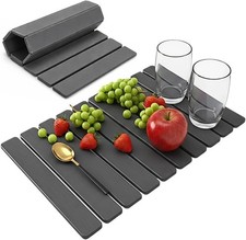 Stone Dish Drying Mat for Kitchen Counter, Large Quick Dry Diatomaceous Earth