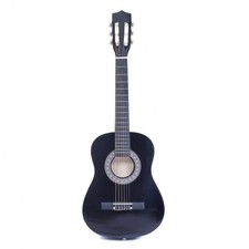 NEW! Black 34" Half Size 1/2 6 String Classical Acoustic Guitar