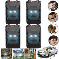4 Ultrasonic Rodent Chaser Car Rat Mouse Repellent Rechargeable Battery Operated