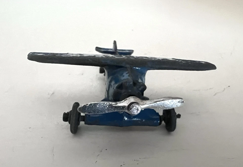 1930's VINTAGE BARCLAY/KANSAS TOY MONOPLANE - SLUSH-MOLD- 2.5-INCH TOY AIRPLANE - Image 3 of 4