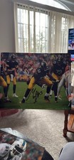 Maurkice pouncey Pittsburgh Steelers Original Signed Football Photo 