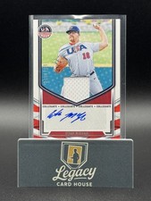 2025 Panini Stars & Stripes USA Baseball Ethan McElvain Sig. Materials #/199