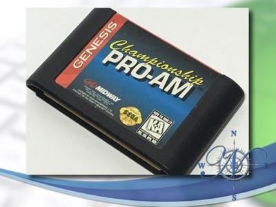 Championship Pro-Am (Sega Genesis, 1992) Authentic Game Cleaned & Tested 100%