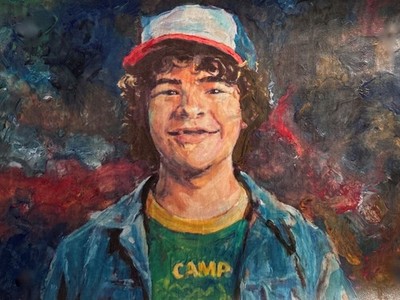 Stranger Things   Dustin Henderson - handsignierter limitierter Druck Nr. 11/28