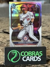 2023 BOWMAN CHROME REFRACTOR BDC-40 Andrew Pinckney - Washington Nationals 1st