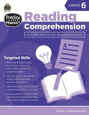 Teacher Created Resources Practice Makes Perfect: Reading Comprehension Grad...