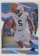 2020 Panini Donruss Elite Rookies Status Die-Cut 2/24 Derrick Brown #125 xr1