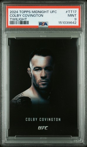 Colby Covington #TT-17 2024 Topps Midnight UFC Twilight card