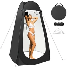 Pop Up Shower Tent, Large Privacy Dressing Room, Portable Sun Shade Canopy Ou...