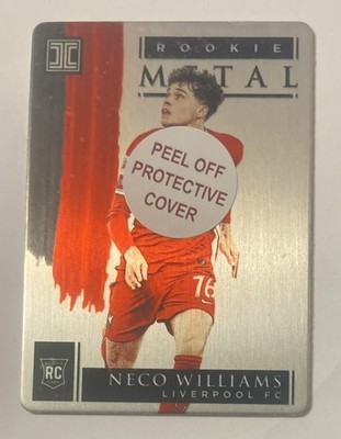 2020-21 Panini Impeccable Premier League Neco Williams RC #d /57 Metal SP Insert