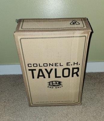 (Quantity 2) Colonel E.H. Taylor Small Batch Bourbon Whiskey Cases - Empty Boxes