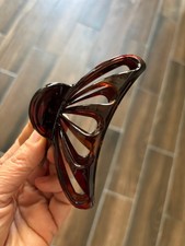 France Luxe Classic Jaw Claw Hair Clip Brown