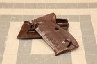 Pair of Original WW2 (WWII) Red-Brown Walther P38 Bakelite Grips — photo 1