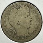 1909-D 25C Barber Quarter (87052)