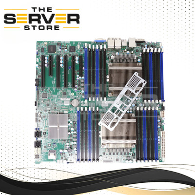 Supermicro Dual Socket LGA2011 Motherboard with Heatsinks I/O Plate X9DRI-LN4F+