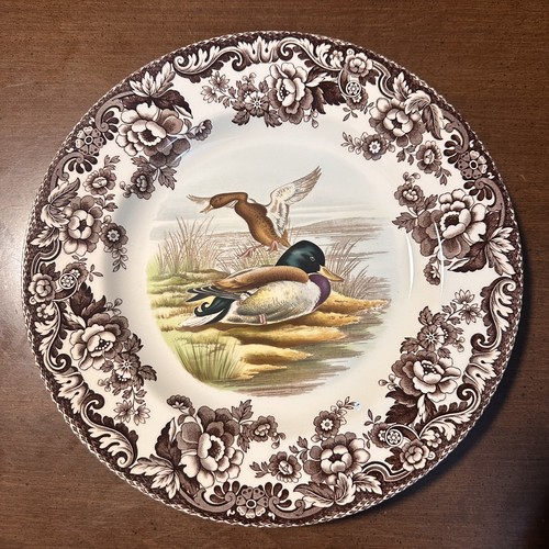 Spode Woodland Mallard Dinner Plate 10-5/8" England