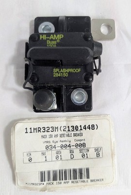  Eaton Bussman 284150 Series 150 Amp Waterproof Breaker Mack 11MR323M 21301448