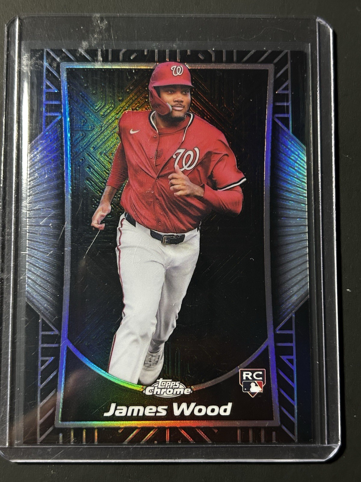 Topps 2025 Chrome Shadow Etch James Wood Rookie Insert SE-13 Nationals MLB