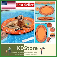 Easy to Inflate Dog Pool Float 55x35 - Ideal for Water Activities with Pets