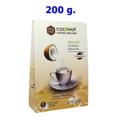 Kokosnuss-Kaffeeweißer Tee Schokolade Coco Farm lecker aromatisch Coconut 200 g.