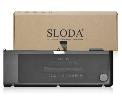 SLODA Akku Apple MacBook Pro 15'' A1382 (Mitte 2012 Version) 7200mAh 10,95V