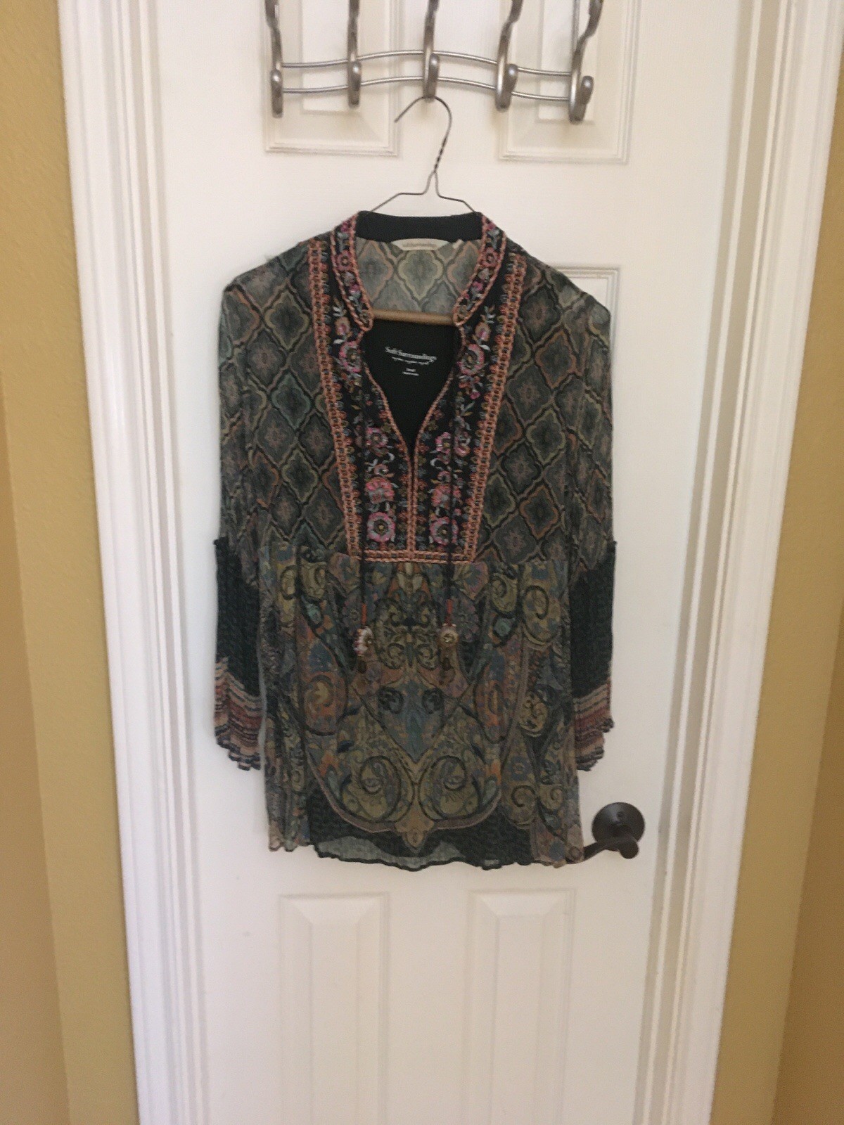 Soft Surroundings Beaded  Tunic Small - image 1