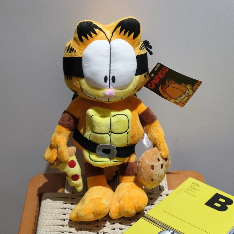 Kidrobot Rare Cute Ninja Garfield Plush Doll Vintage Toy 14inch Collectible Toy - Image 4 of 4
