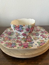 Vintage Lord Nelson Ware “Marina” Pattern 1 Plate + Sugar BCM Made In England