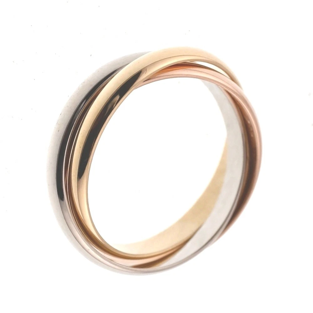 CARTIER Trinity 3-Row Ring Size 49/JP9 Three colors Ladies jewelry S#138196