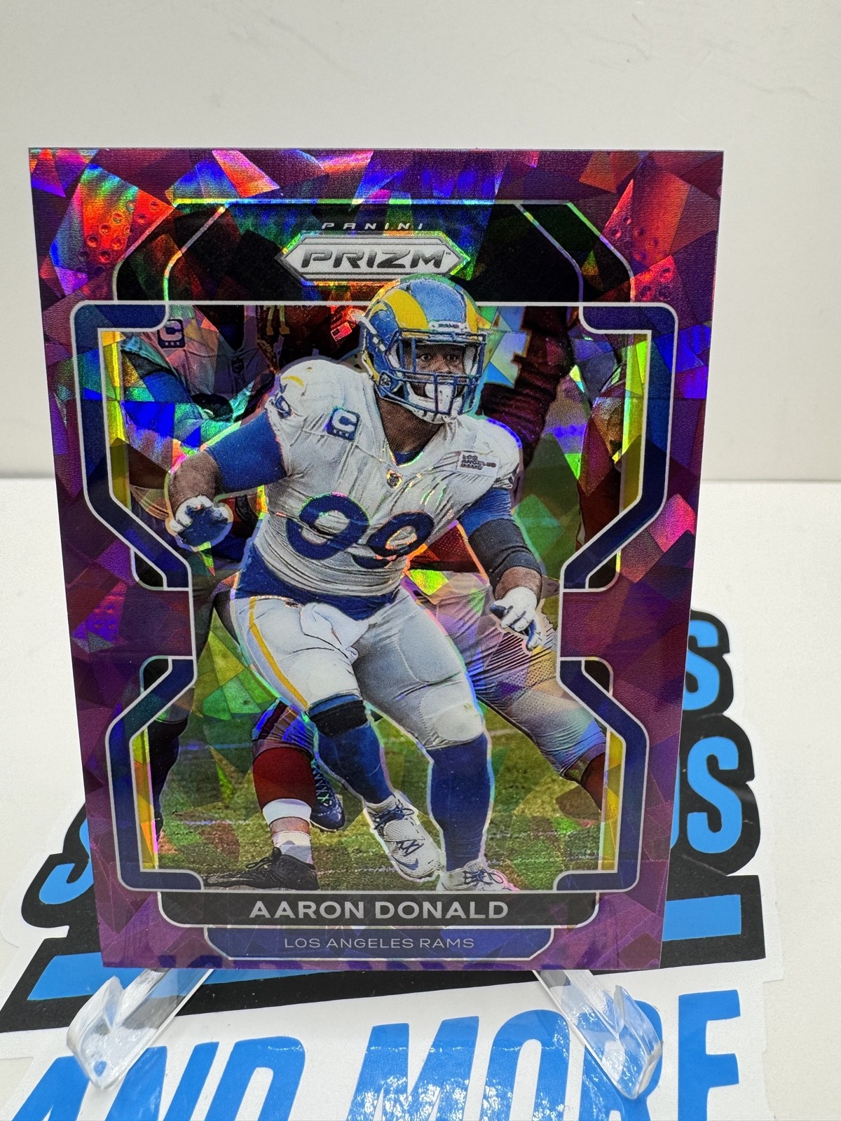 2021 Panini Prizm - Aaron Donald #69 Purple Ice Prizm /225