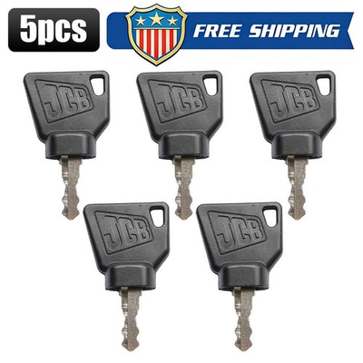 #ad #ad 5pcs JCB Heavy Equipment Ignition Key Factory Original with OEM Logo 701 45501 $5.22