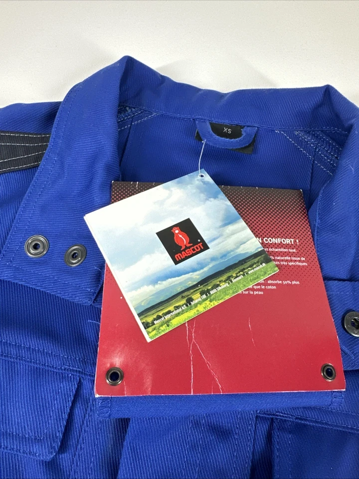 NWT Mascot Workwear Oeko-Tex Women's XS Blue Black Work Jacket - Image 3 of 4