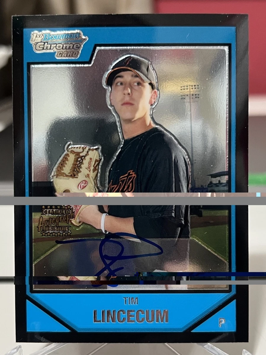 Tim Lincecum Baseball Sports Trading Cards & Accessories Rookie