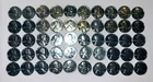 1943 Wheat Cent Steel Penny Roll 50 Coins Very Clean Condition Some Toning B/U