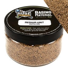 Huge Miniatures Basing Materials, Natural Medium Grit Diorama Ballast   4oz Jar