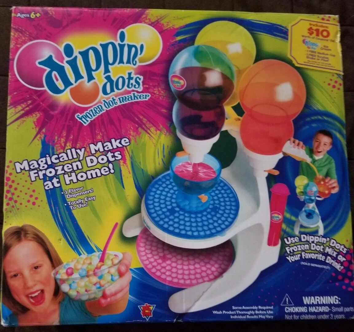 NEW Dippin' Dots Frozen Dot Maker Machine Ice Cream Freezer w/Box