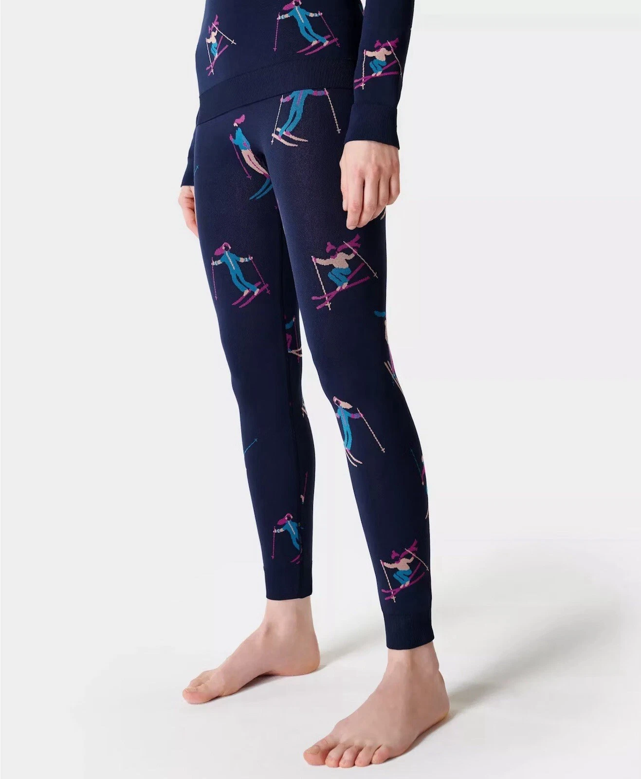 Sweaty Betty Ski Thermal Base Layer Leggings Small New