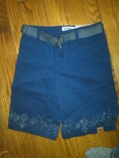 NWT 40 BOYS URBAN PIPELINE NAVY BLUE BELTED SHORTS ADJUSTABLE WAIST SIZE 10