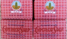 10 bars - Camphor Soap 65g PAGODA Brand Thai Traditional Deodorant Herbal Soaps