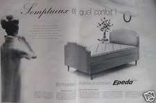 PUBLICITÉ EPEDA SOMMIER ET MATELAS SOMPTUEUX QUEL CONFORT !