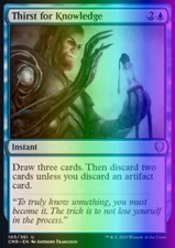 Magic the Gathering MTG Thirst for Knowledge (103) Commander Legends   LP FOIL