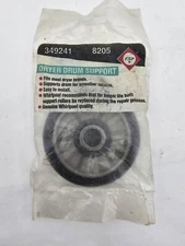 NEW (349241) Dryer Drum Support Roller Whirlpool Kenmore Replacement