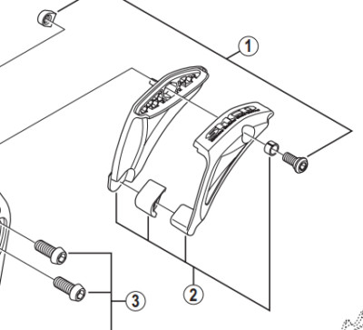 Shimano SM-CD50 obere Führungseinheit